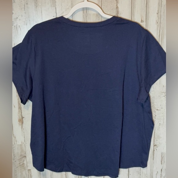 Women’s Old Navy Blue United States Of All American Flag Short Sleeve 2022 XXL - Picture 3 of 4